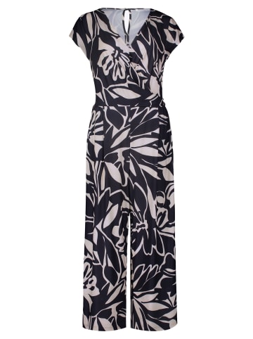 BETTY & CO Jumpsuit kurzarm in Nature-Black