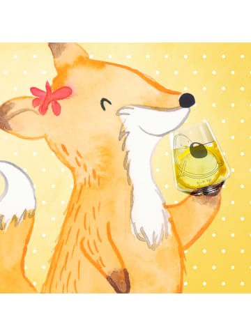 Mr. & Mrs. Panda Blümchentailglas Avocado Schwangerschaft ohne Spruch in Transparent