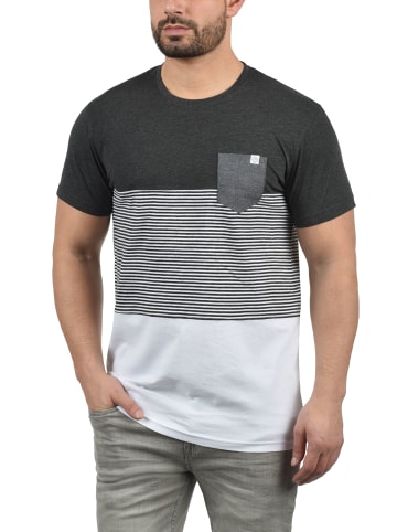 !SOLID Rundhalsshirt SDMalte in Grau