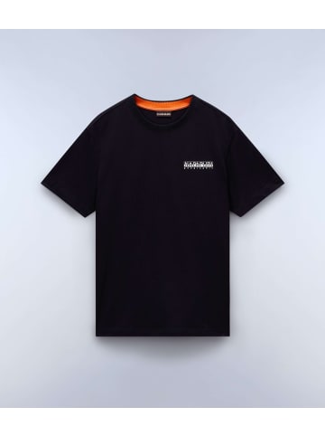 Napapijri T-Shirt "S-Sovana Ss" in Schwarz