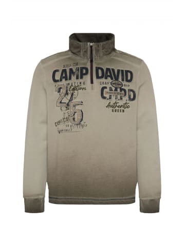 CAMP DAVID  Sweatshirt 'The Craftsmen' in grün