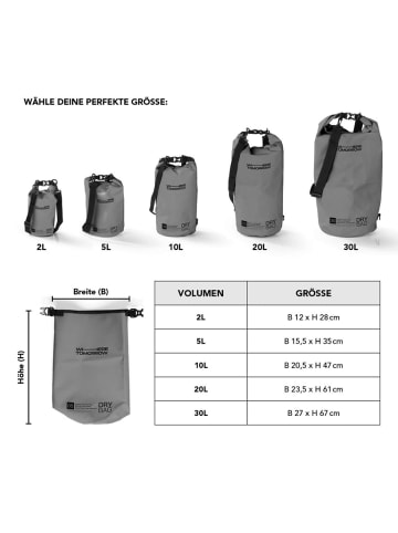 Where Tomorrow wasserdichte Tasche PVC dry bag - Style 01 - 5L - gelb