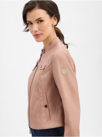 AMBER & JUNE Jacke in altrosa - 0002