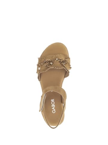 Gabor Keilsandalen für Damen in beige