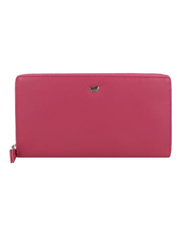 Braun Büffel Joy Geldbörse RFID Schutz Leder 19 cm in passionfruit
