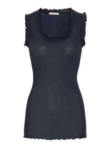 Seamless Basic Top Flounce in Midnight