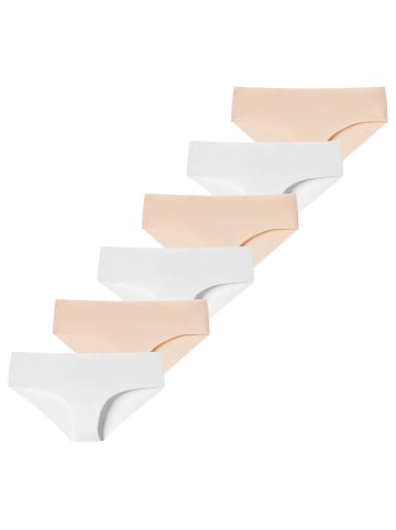 Schiesser Panty Invisible Light in sand,weiss
