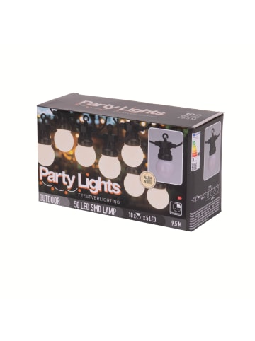 PROGARDEN LED-Lichterkette in schwarz