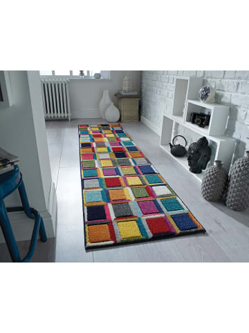 KADIMA DESIGN Kurzflor-Teppich Pflegeleicht MEON Geometrisch Strapazierfähig
