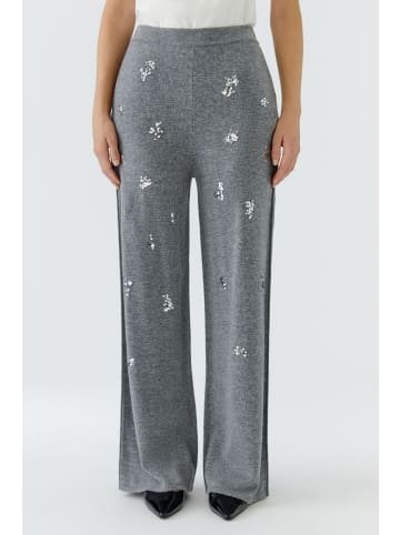 Oui Strickhose in grey