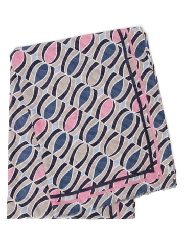 Olsen Schal in indigo mehrfarbig - 0001