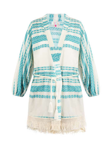 IZIA Damen Kimono in Türkis