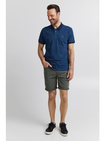 FQ1924 Poloshirt FQCorin 21900333-ME Gemustertes Poloshirt in Blau
