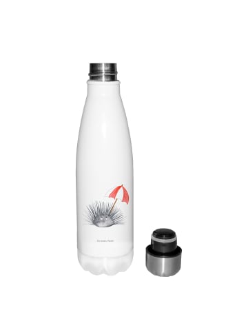 Mr. & Mrs. Panda Trinkflasche Seeigel ohne Spruch in Weiß