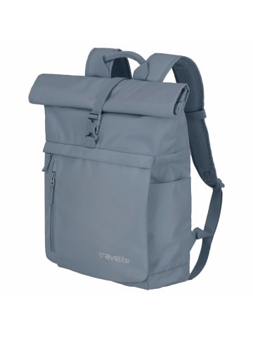 travelite Basics Rollup - Rucksack 60 cm (hellgrün) in rauchblau