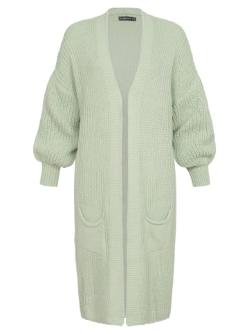 Cloud5ive Cloud5ive Cloud 5ive Longform Knit Cardigan with 2-Pockets in 056 Mint Green