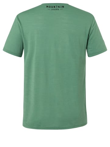 super.natural Merino T-Shirt in grün