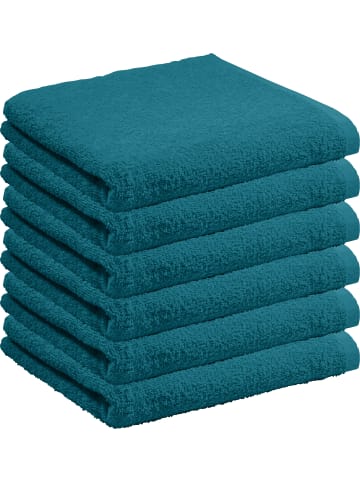 REDBEST Frottier Handtuch 6er-Pack Oceanside in petrol