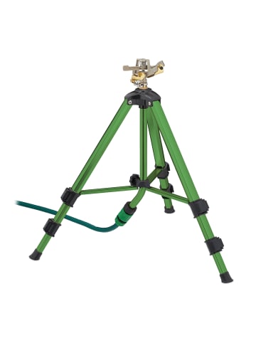 relaxdays Sprinkler in Grün/ Schwarz