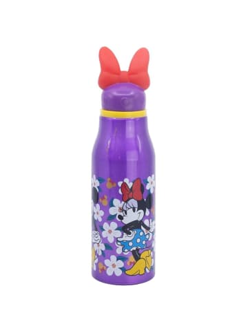 Disney Minnie Mouse Trinkflasche Aluminium, 690ml, mit Sicherheitsverschluss