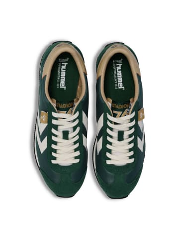 Hummel Hummel Schnürsenkel Sneaker Stadion Nylon Lebensstil Damen in DARK GREEN