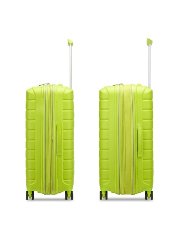 Roncato B-Flying 4 Rollen Kofferset 2-teilig mit Dehnfalte in cyber lime