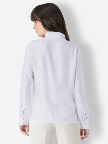 creation L Langarm-Bluse in weiß
