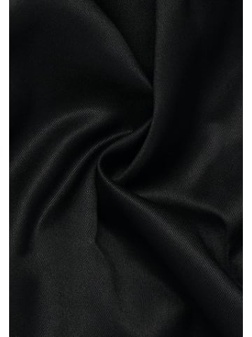 Eterna Knopfleisten Langarmshirt für Herren in Schwarz