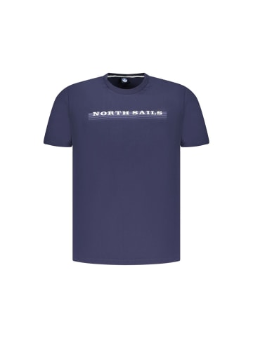 North Sails Blaues Baumwoll-T-Shirt