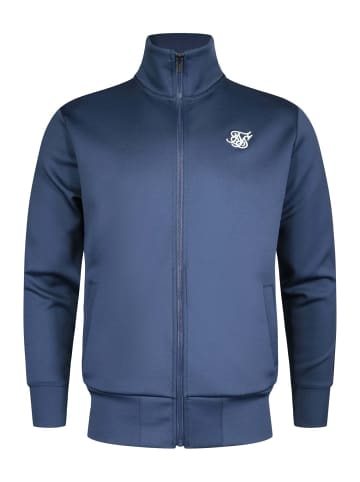 SikSilk Sweatjacke Essentials Poly Track Top in Navy