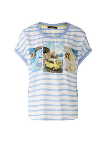 Oui Shirtbluse in Offwhite Blue