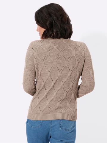 WITT WEIDEN Stehkragen-Pullover in sesam