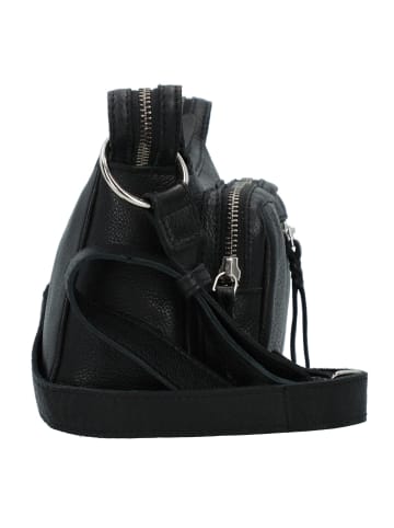 TASCHENDIEB Salvatorianerplatz Umhängetasche Leder 24 cm in black bean