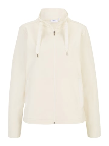 Joy Sportswear Sweatjacke FABIENNE in white sand