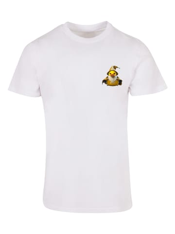 F4NT4STIC T-Shirt Rubber Duck Wizard TEE UNISEX in weiß