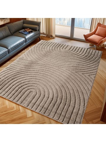 Teppich Boss Kurzflor Teppich Art 1122 Läufer in Beige