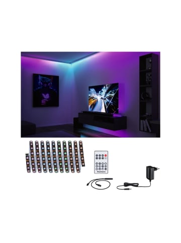 paulmann LED Streifen EntertainLED Strip Set 3m in schwarz