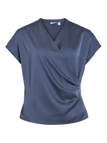 Vila Oberteil mit kurzen Ärmeln in Vintage Indigo