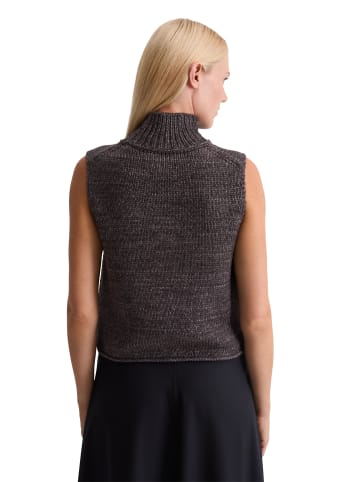 Marc O'Polo Ärmelloser Pullover loose in dark coffee