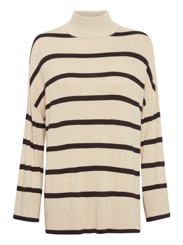 b.young Feinstrick Pullover Langarm Shirt BYMMPIMBA1 in Beige