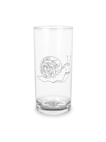 Mr. & Mrs. Panda Wasserglas Schnecke Sir ohne Spruch in Transparent