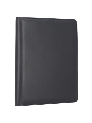 Alassio Cremona II Schreibmappe Leder 32 cm schwarz