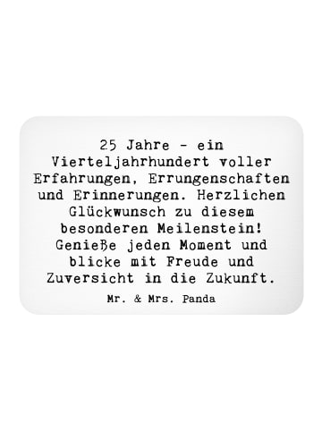 Mr. & Mrs. Panda magnet für kühlschrank Spruch 25. Geburtstag mi... in Weiß