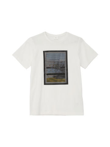 s.Oliver T-Shirt kurzarm in Creme