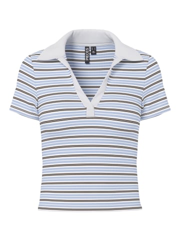 Pieces Poloshirt in Cashmere Blue
