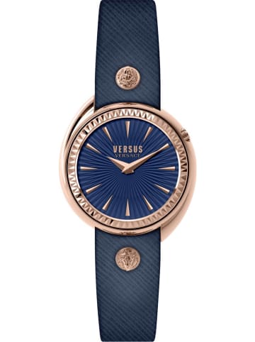 Versus Versace Quarzuhr TORTONA rose gold in blau