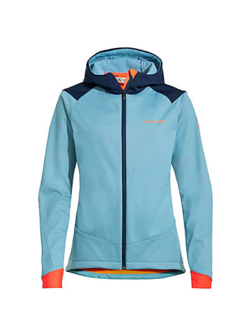 Vaude Fahrradjacke Qimsa Softshell in Hellblau