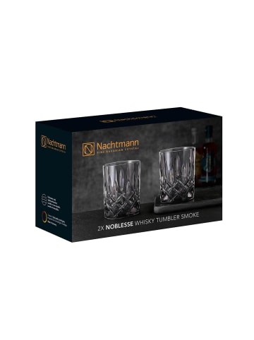 Nachtmann 2er Set Whiskybecher Noblesse Vintage 295 ml in Smoke