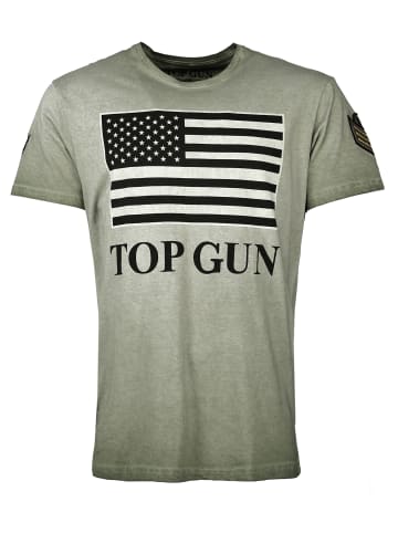 TOP GUN T-Shirt Search TG20191024 in military green