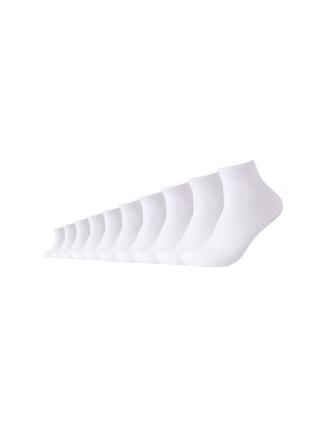 camano Kurzsocken 10er Pack white